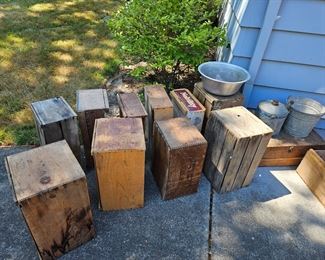 Old Wooden boxes