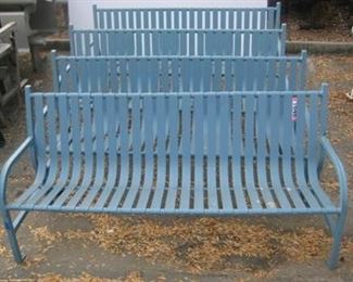 Vintage outdoor occasional bench