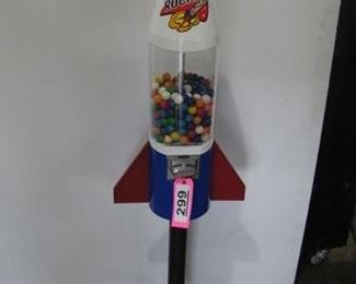 Lot - 299
Rocket gumball machine (60" H)
SKU# : 476764