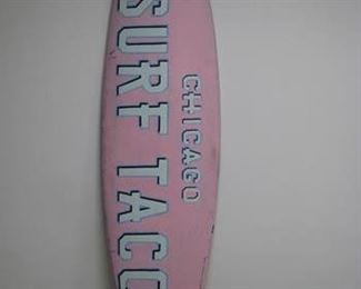 Lot - 90
Chandley Baldwin surfboard painted as signage
SKU# : 476555
