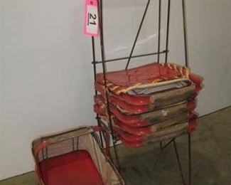 Lot - 21
vintage shopping baskets with rack
SKU# : 476486
