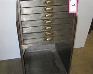 metal storage cabinet (26"x 19" x 51")