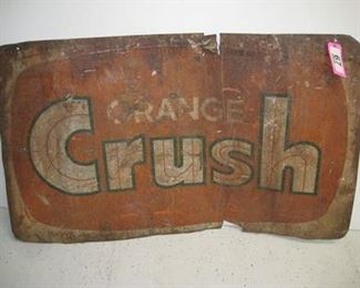 Lot - 67
vintage tin Orange Crush sign
SKU# : 476532