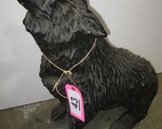 
Lot - 43
wolf carving statue (37" H)
SKU# : 476508