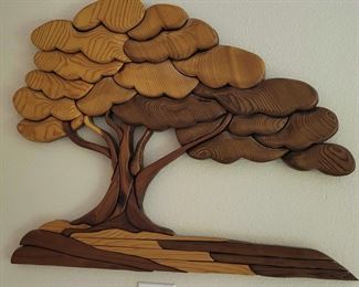 Wood Puzzle Piece Tree