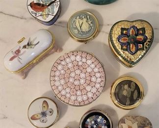 Pill Boxes And Trinket Holders