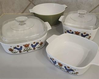 Vintage Corningware Country Festival Plus