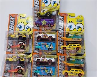 Spongebob collective matchbox cars