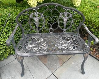 Metal bench 