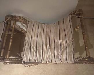 Wood benches with cushion 29" x 19" x 24"H 