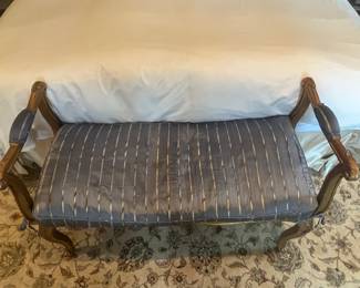 Wood bench 42"W x 18"D x 32"H