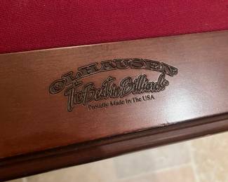 Olhausen 8' pool table