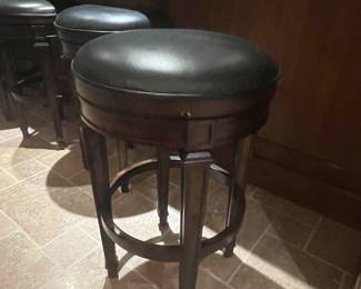 (5) barstools 19" diameter x 30"H