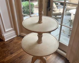 Habersham plant stand - top rack 16" diameter x bottom rack 23" diameter x 50"H  