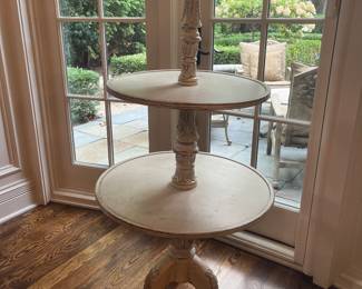 Habersham plant stand - top rack 16" diameter x bottom rack 23" diameter x 50"H 