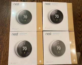 New in box Nest thermostats 