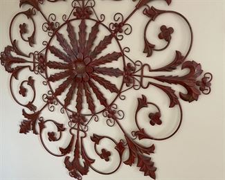 Metal wall decor