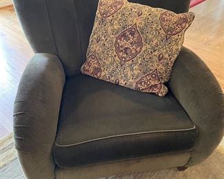 Front-view of the club chairs