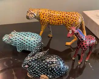 Cloisonne figurines