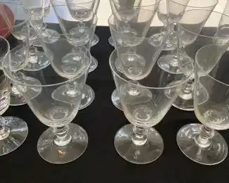 Pottery Barn glassware - 16 water glasses