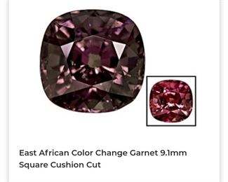 Natural east African Color Change garnet