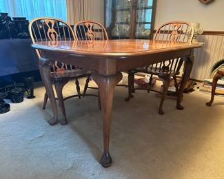 BUY IT NOW: $450 Dining Table + 6 Chairs by E.R. Buck