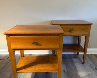 BUY IT NOW: $160 VTG MCM Maple Nightstand by Kling Furniture (2 Available)