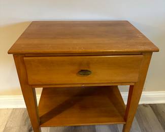 BUY IT NOW: $160 VTG MCM Maple Nightstand by Kling Furniture (2 Available)