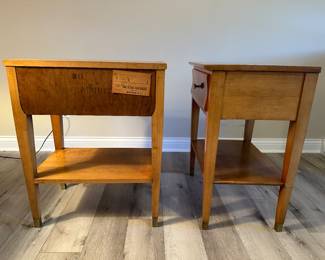 BUY IT NOW: $160 VTG MCM Maple Nightstand by Kling Furniture (2 Available)