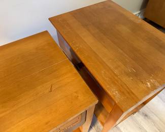 BUY IT NOW: $160 VTG MCM Maple Nightstand by Kling Furniture (2 Available)