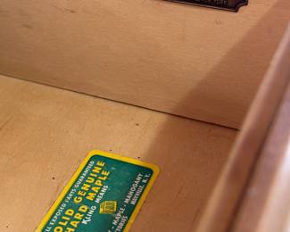 BUY IT NOW: $450 VTG MCM Maple Dresser + Mirror by Kling Furniture 