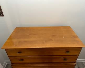 BUY IT NOW: $400 VTG MCM Maple Tall Boy Dresser by Kling Furniture 