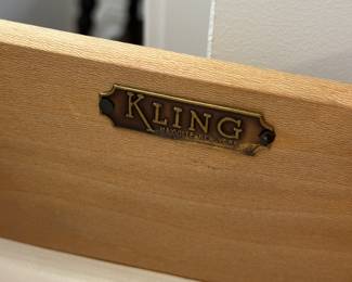 BUY IT NOW: $400 VTG MCM Maple Tall Boy Dresser by Kling Furniture 