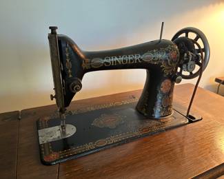 BUY IT NOW: $350 Antique Singer Sewing Machine Cabinet 