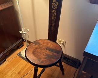 BUY IT NOW: $120 Antique Pine Milking Stool