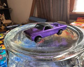 Buy it now!$120 1968 Custom Fleetside, U.S. Metallic Purple, Black interior (missing black back hood) 