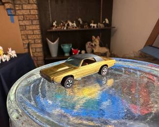 Sold. Buy it Now!$40 Custom T-Bird, HK, shiny gold, brown interior 