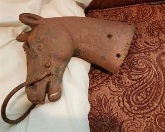 004 Cast Iron Horse Head. Make Me An Offer I Can Refuse