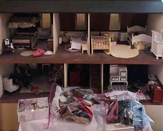 Beautifully Made Wooden Dollhouse