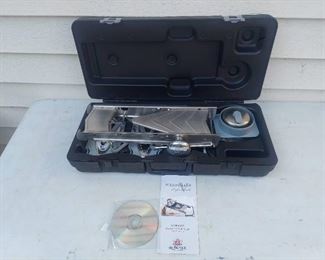 Mandolin food slicer in case