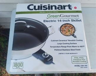 Cuisinart Green Gourmet 14" Electric Skillet CSK-250