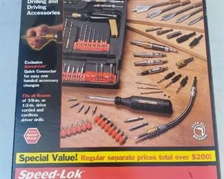 Craftsman 120 Piece Speed Lok Master Drill & Drive Set 9 26145