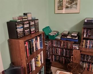 DVDs, Cassettes, Painting