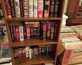 Stephen King Fan club-books, DVDs,VCR tapes.  Other collector sets 