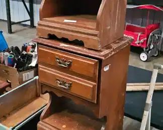 THREE END TABLES/NIGHT STANDS