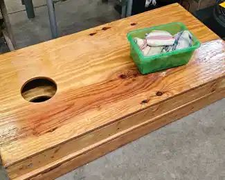 WOOD CORNHOLE BOARDS