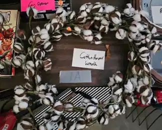 COTTON HARVEST WREATH