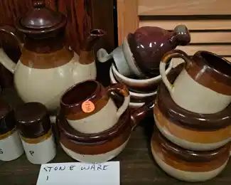 LOT OF STONEWARE