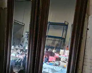 TWO LARGE MIRRORS
