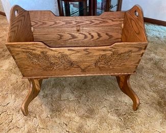 Hand made cradle